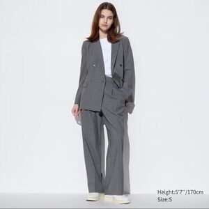 SOLD - Uniqlo Pleated Wide Leg Pants, Women’s Large